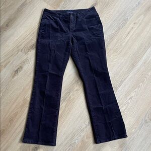 Talbots Navy Corduroy Trousers ‘Curvy’ Petites Size 4p